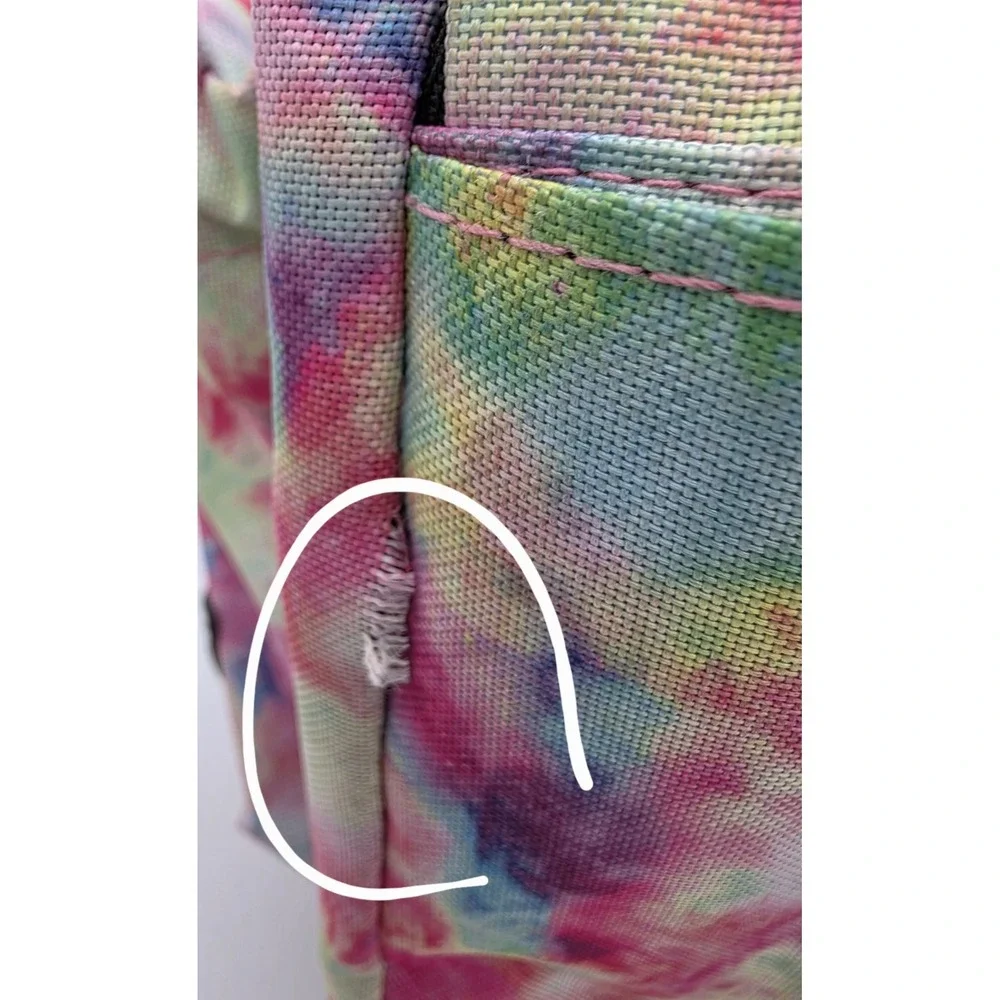 Two Left Feet Backpack‎ Tiedye  Kids New w/ Tags. Tag torn off side of bag #0187